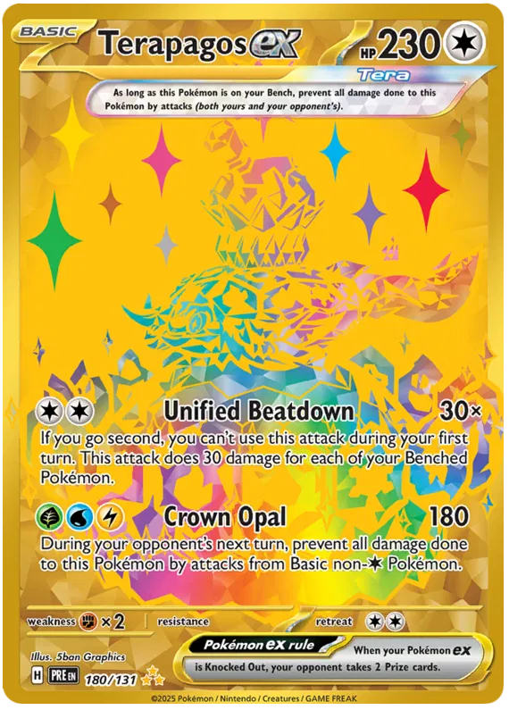 Terapagos ex 180/131 Prismatic Evolutions