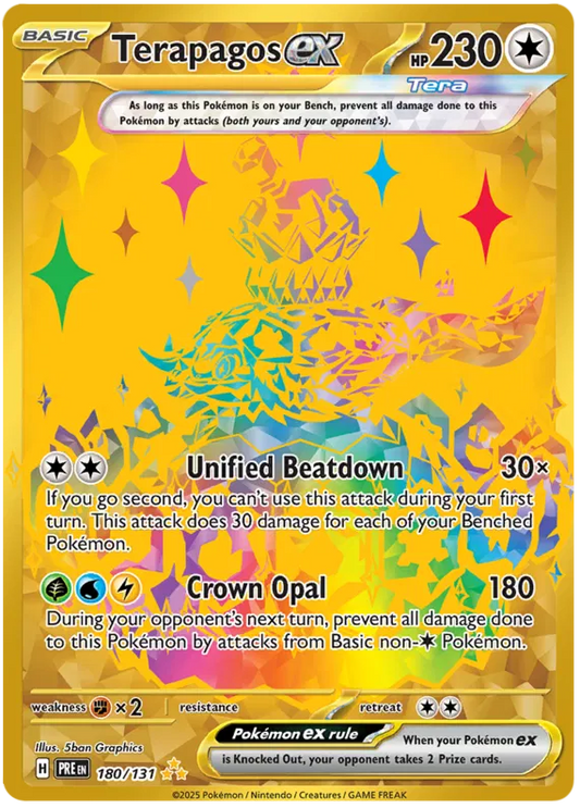 Terapagos ex 180/131 Prismatic Evolutions