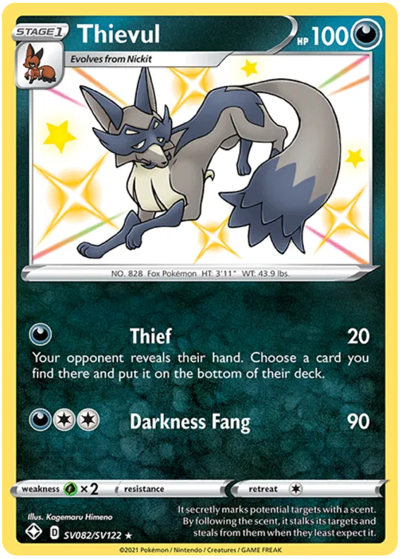 Thievul SV082/SV122 Sword & Shield Shining Fates