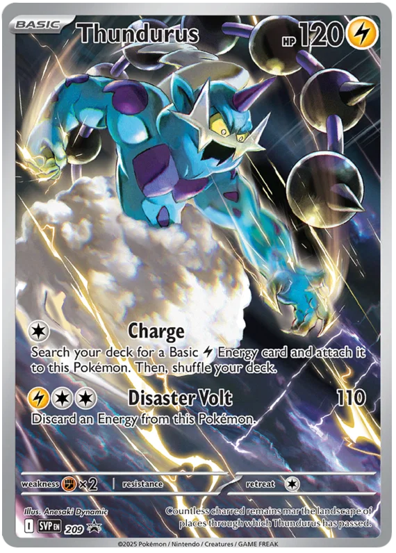 Thundurus 209 Scarlet & Violet Promo