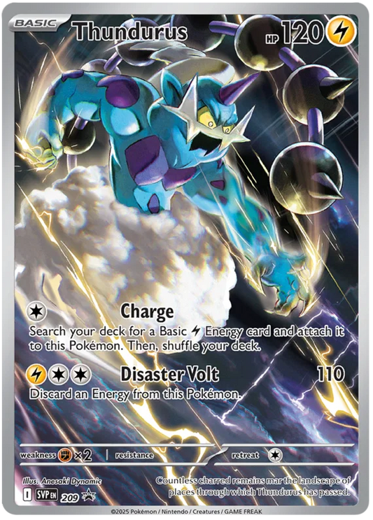 Thundurus 209 Scarlet & Violet Promo