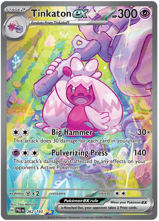 Tinkaton ex 262/193 Paldea Evolved