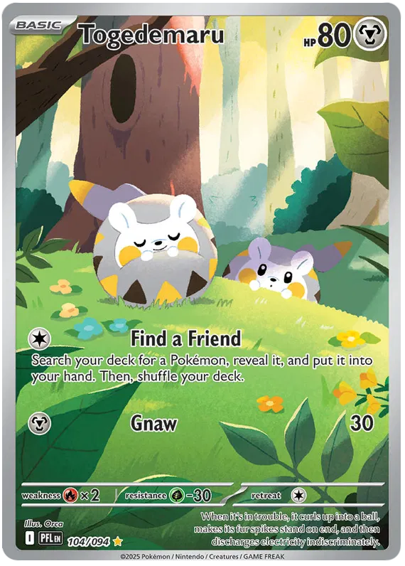 Togedemaru 104/094 Phantasmal Flames