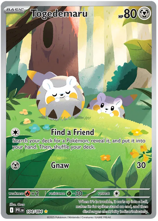 Togedemaru 104/094 Phantasmal Flames