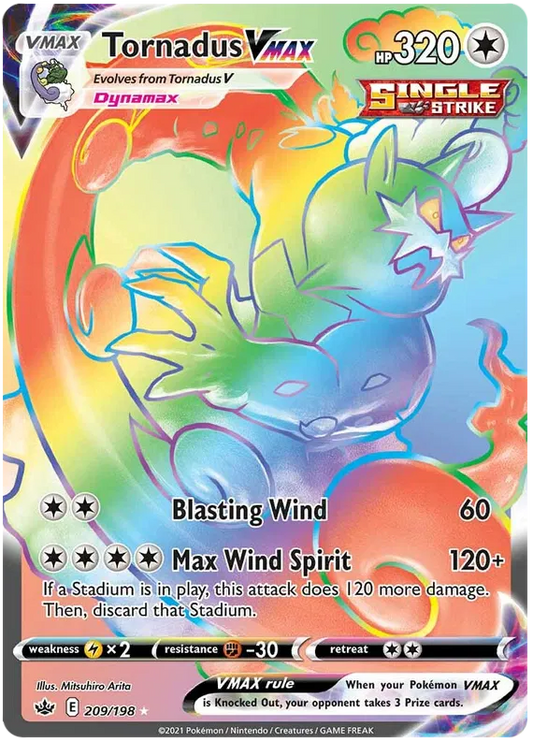 Tornadus VMAX 209/198 Chilling Reign