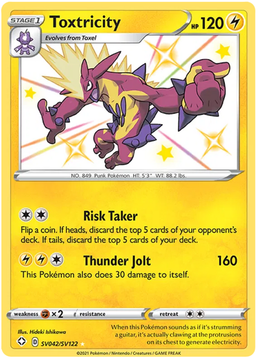 Toxtricity SV042/SV122 Shining Fates