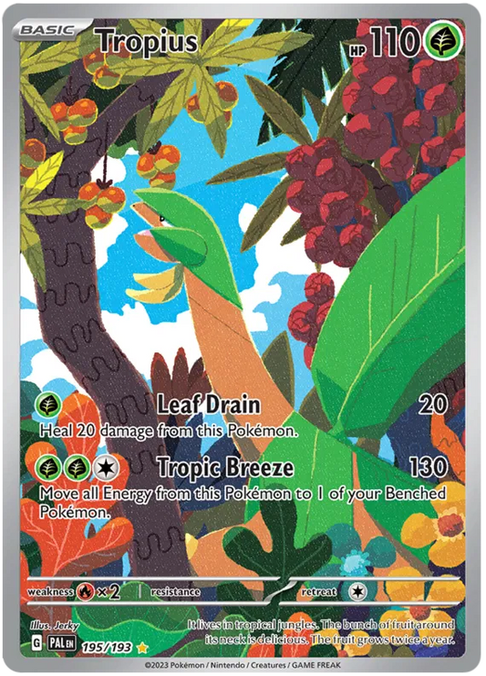 Tropius 195/193 Paldea Evolved