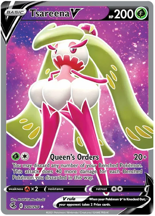 Tsareena V 246/264 Sword & Shield Fusion Strike