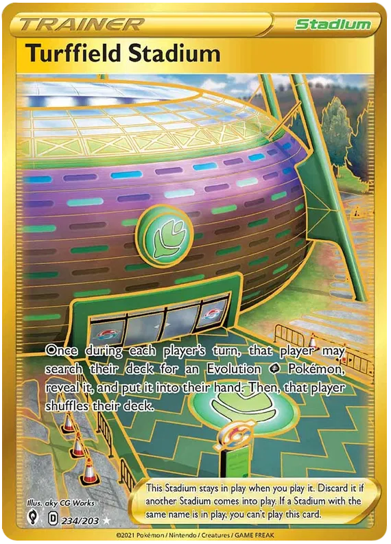 Turffield Stadium 234/203 Sword & Shield Evolving Skies
