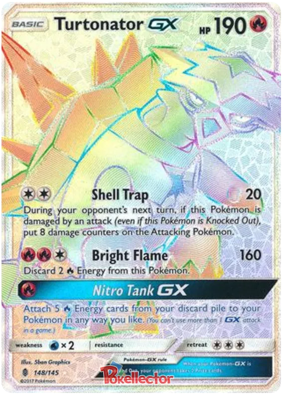 Turtonator GX 148/145 Guardians Rising