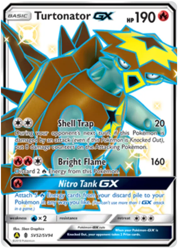 Turtonator GX SV52/SV94 Hidden Fates
