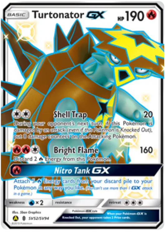 Turtonator GX SV52/SV94 Hidden Fates