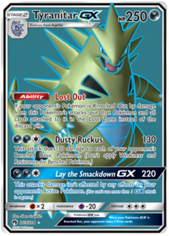 Tyranitar GX 203/214 Lost Thunder
