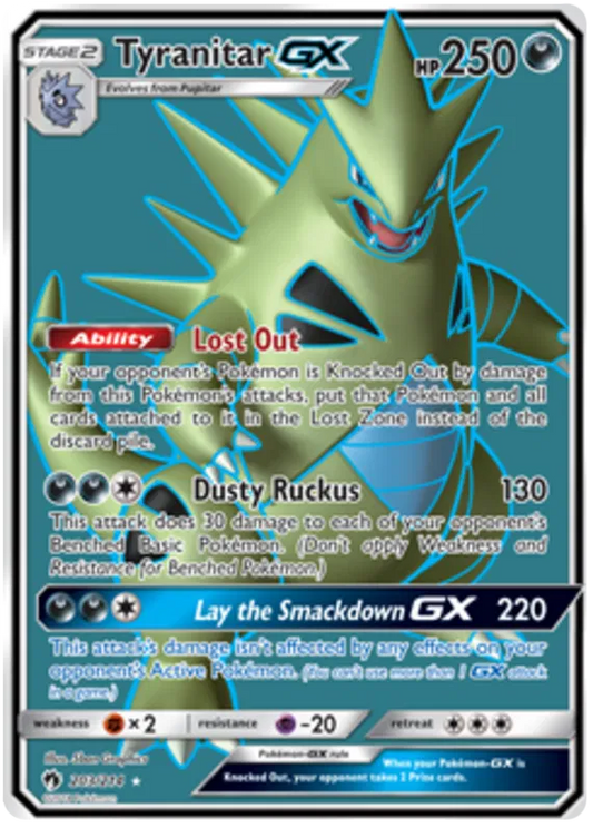 Tyranitar GX 203/214 Lost Thunder