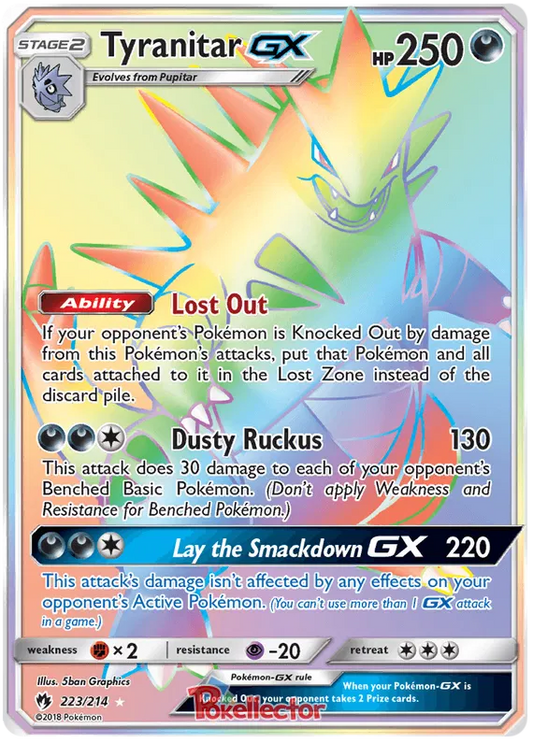 Tyranitar GX 223/214 Lost Thunder