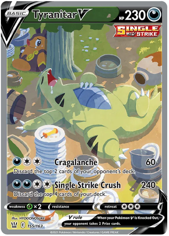 Tyranitar V 155/163 Battle Styles