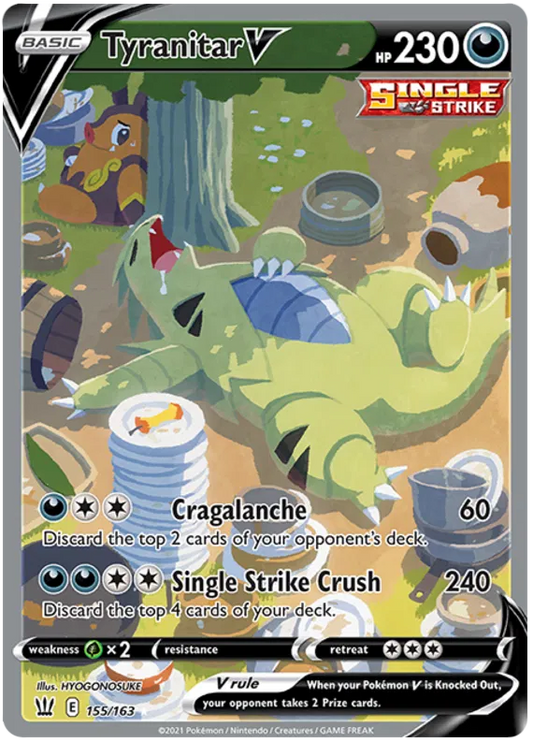 Tyranitar V 155/163 Battle Styles