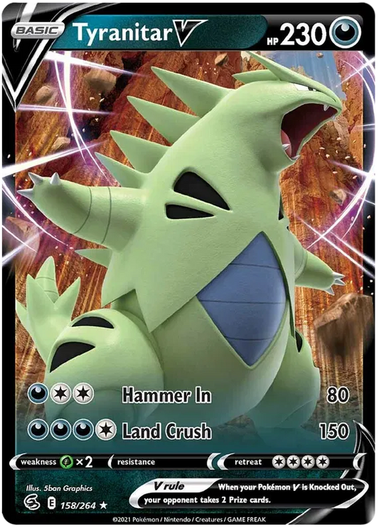 Tyranitar V 158/264 Fusion Strike