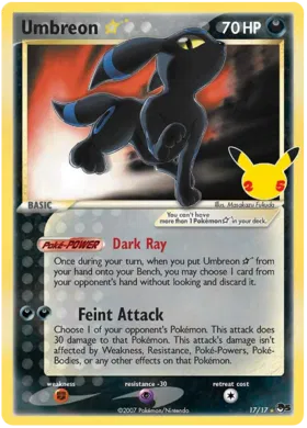 Umbreon 17/17 Celebrations