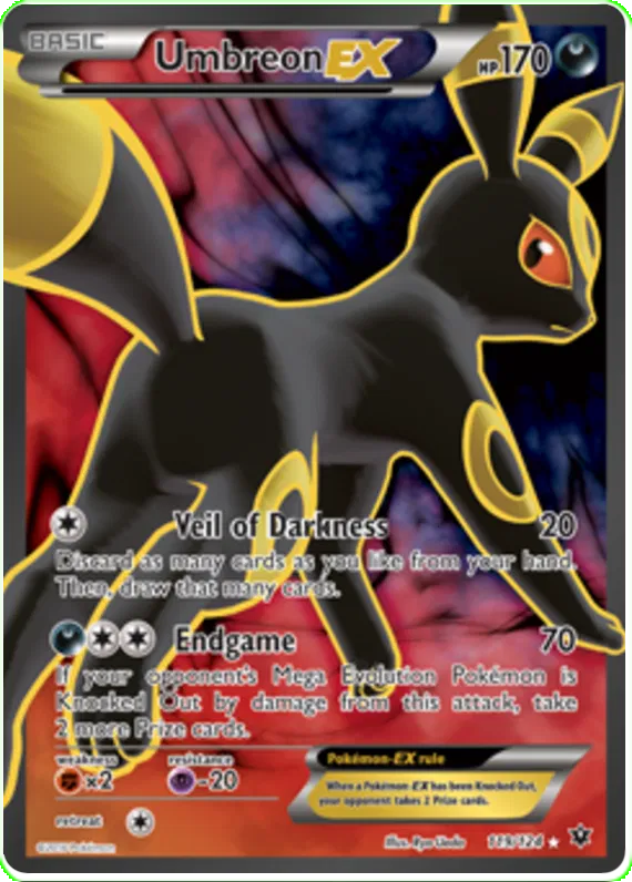 Umbreon EX 119/124 Fates Collide | Lightly Played |