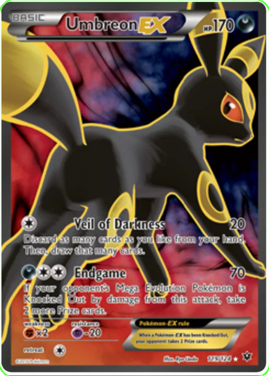 Umbreon EX 119/124 Fates Collide | Lightly Played |