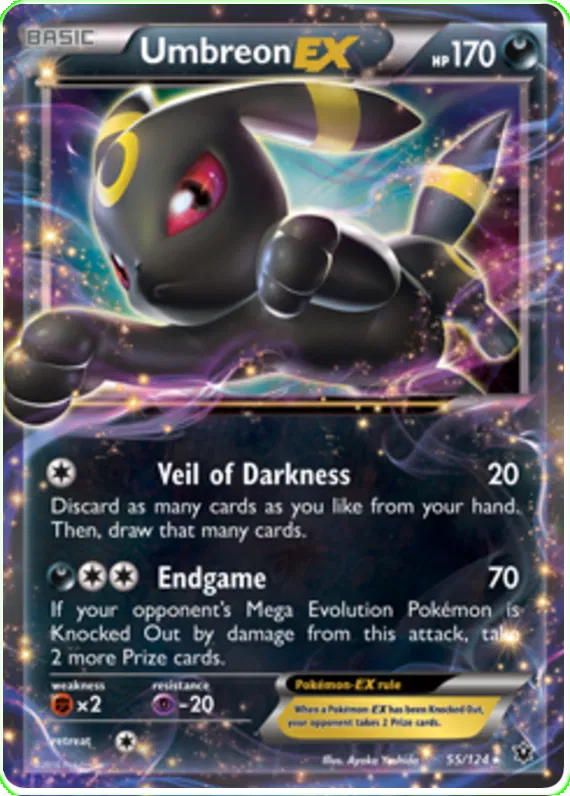 Umbreon EX 55/124 Fates Collide