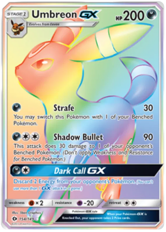 Umbreon GX 154/149 Sun & Moon Base Set | Lightly Played |