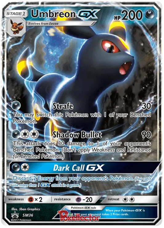 Umbreon GX SM36 Sun & Moon Promos