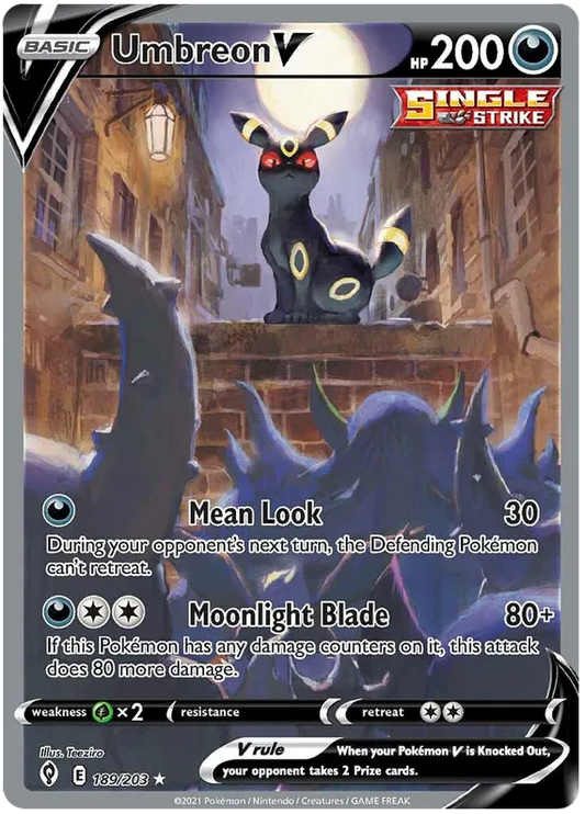 Umbreon V 189/203 Evolving Skies
