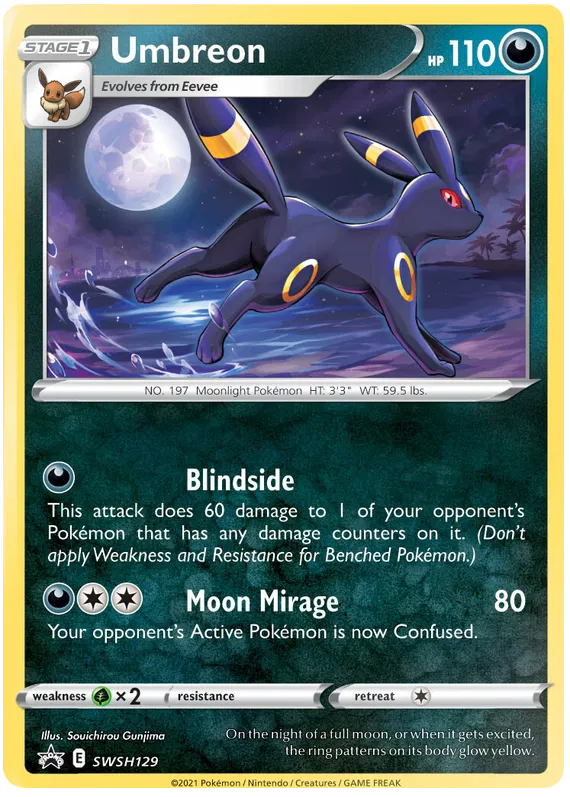 Umbreon SWSH129 Sword & Shield Promo