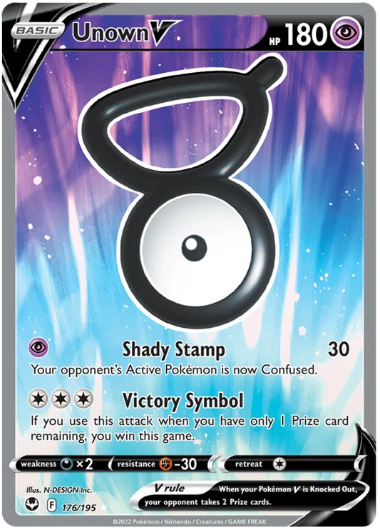 Unown V 176/195 Silver Tempest
