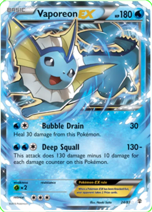 Vaporeon EX 24/83 Generations