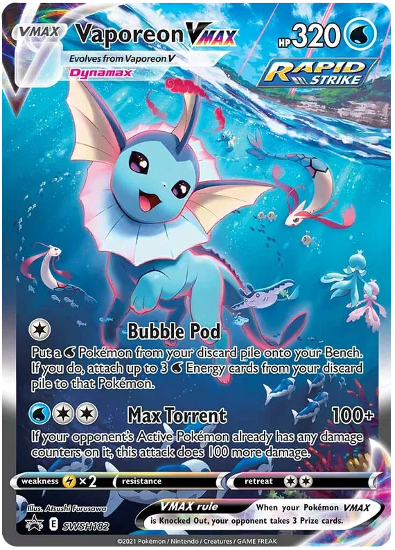 Vaporeon VMAX SWSH182 Sword & Shield Promo