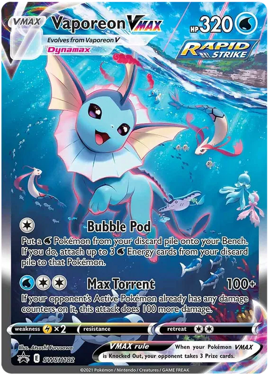 Vaporeon VMAX SWSH182 Sword & Shield Promo