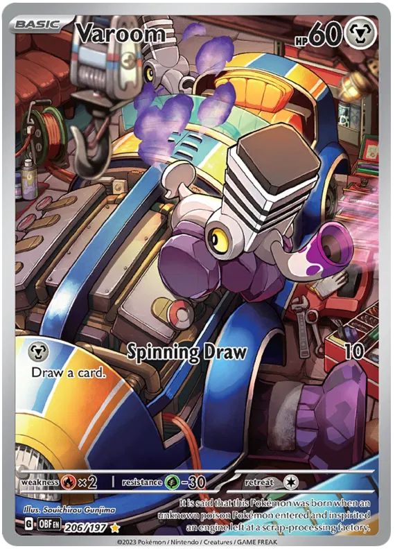 Varoom 206/197 Obsidian Flames