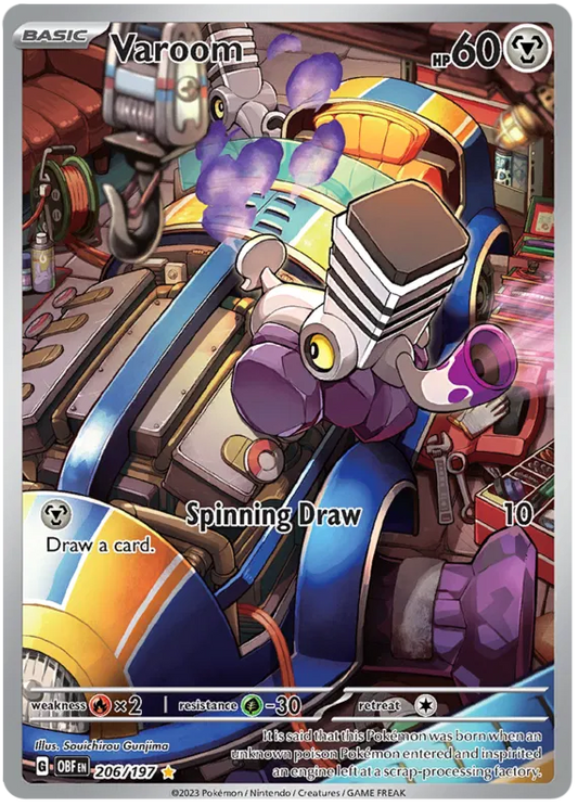 Varoom 206/197 Obsidian Flames