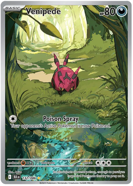 Venipede 132/086 Black Bolt