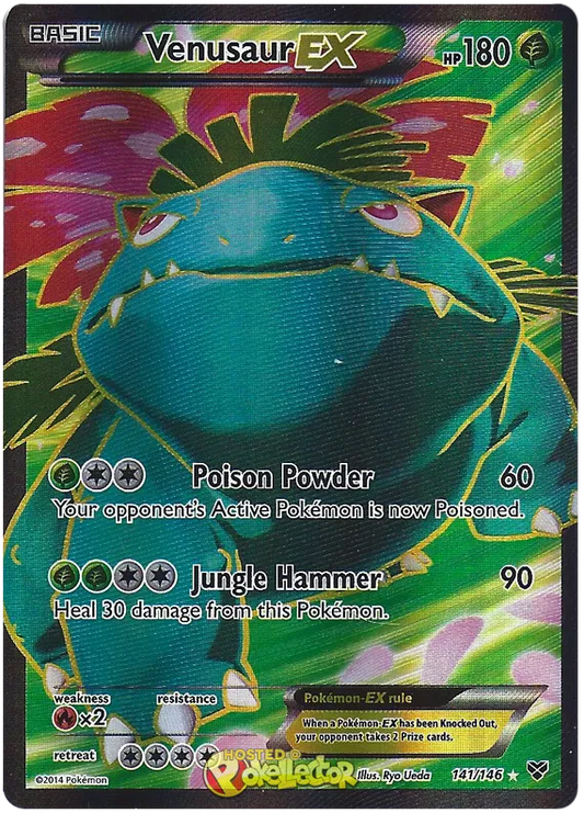 Venusaur EX Full Art 141/146 X/Y