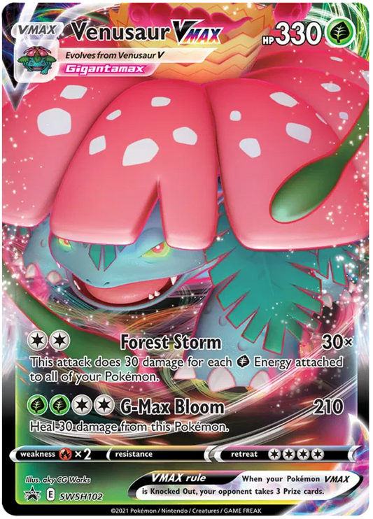 Venusaur VMAX SWSH102 Sword & Shield Promo