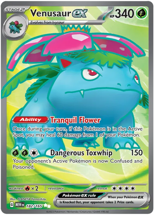 Venusaur ex 182/165 Scarlet & Violet 151