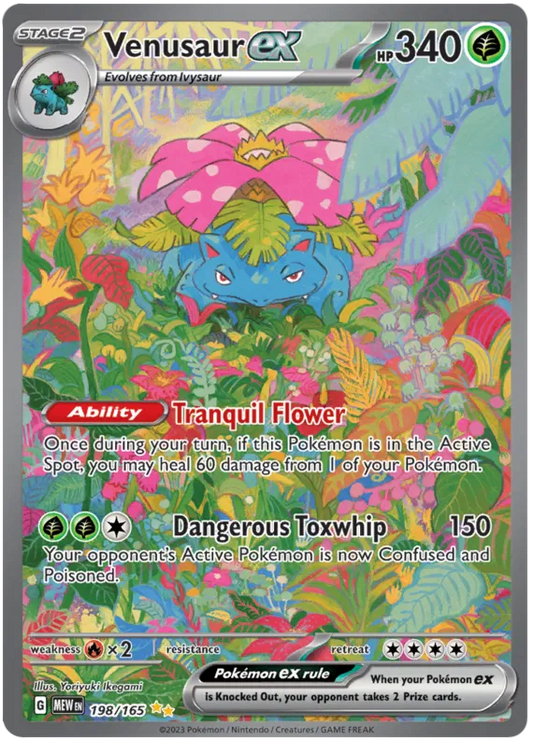 Venusaur ex 198/165 Scarlet & Violet 151