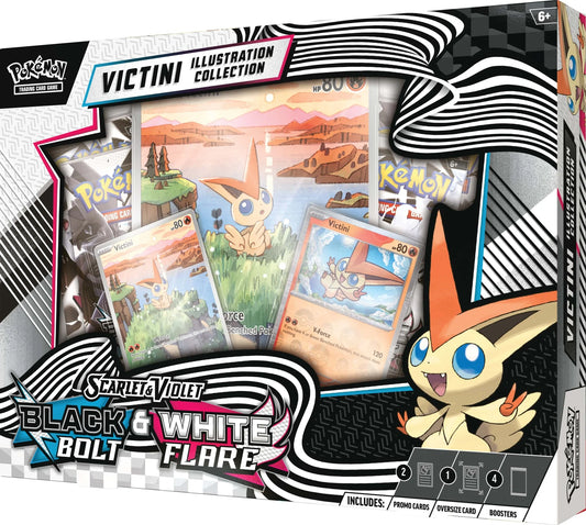 Black Bolt White Flare Victini Illustration Collection