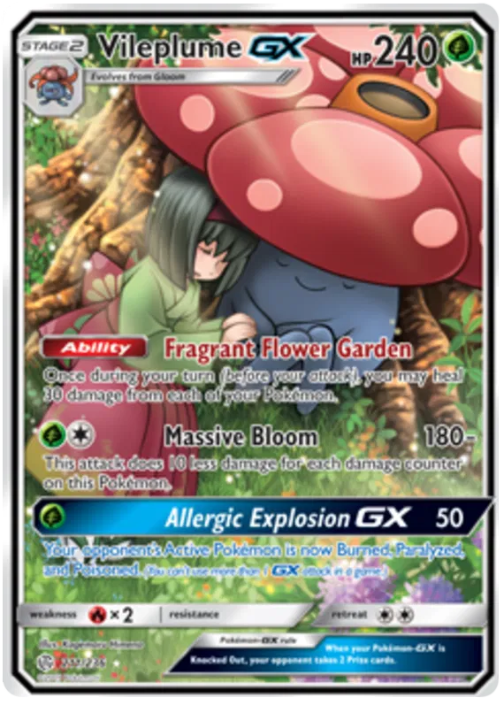 Vileplume GX 211/236 Cosmic Eclipse