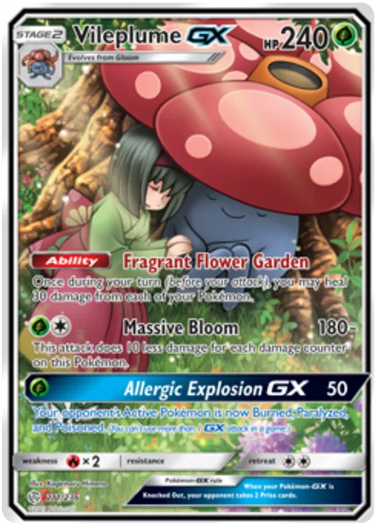 Vileplume GX 211/236 Cosmic Eclipse