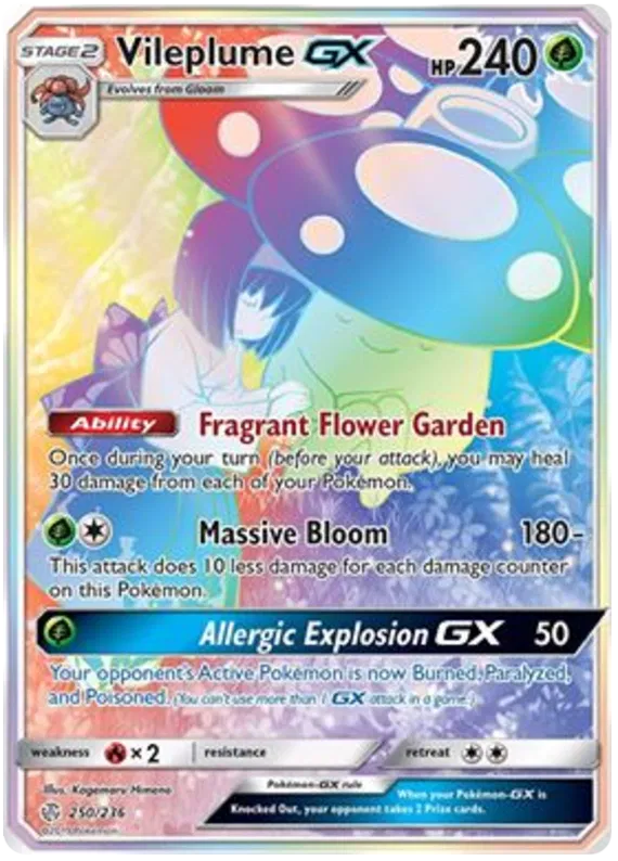 Vileplume GX 250/236 Cosmic Eclipse