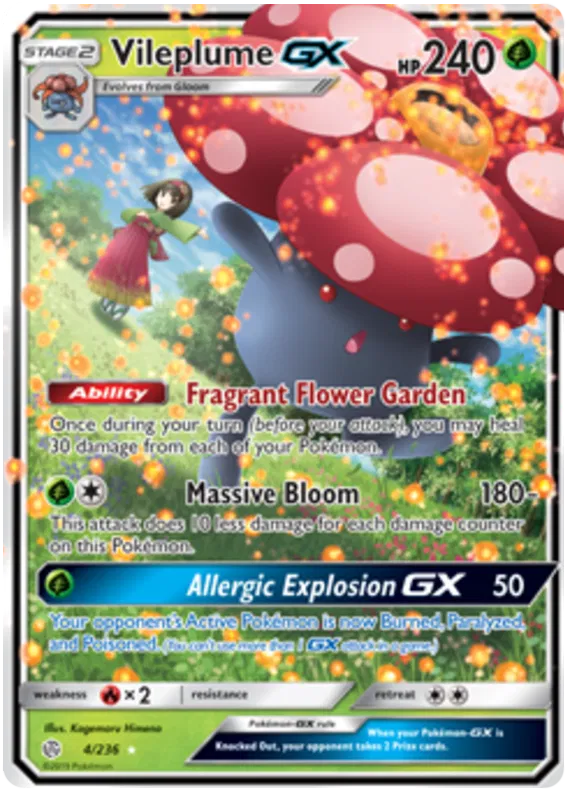 Vileplume GX 4/236 Cosmic Eclipse
