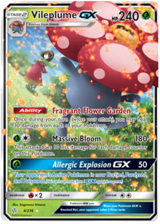 Vileplume GX 4/236 Cosmic Eclipse