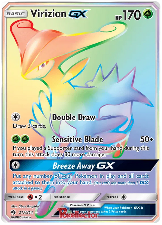 Virizion GX 217/214 Lost Thunder