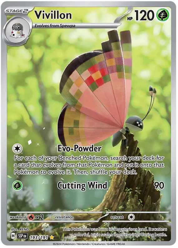 Vivillon 193/191 Surging Sparks
