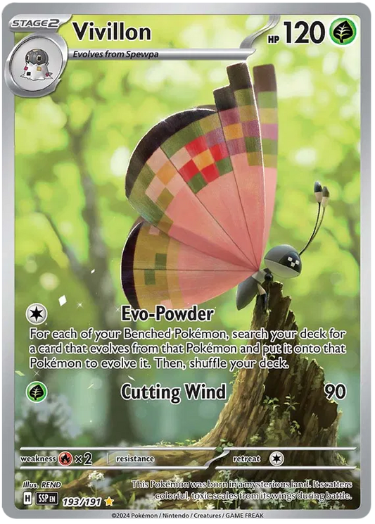 Vivillon 193/191 Surging Sparks